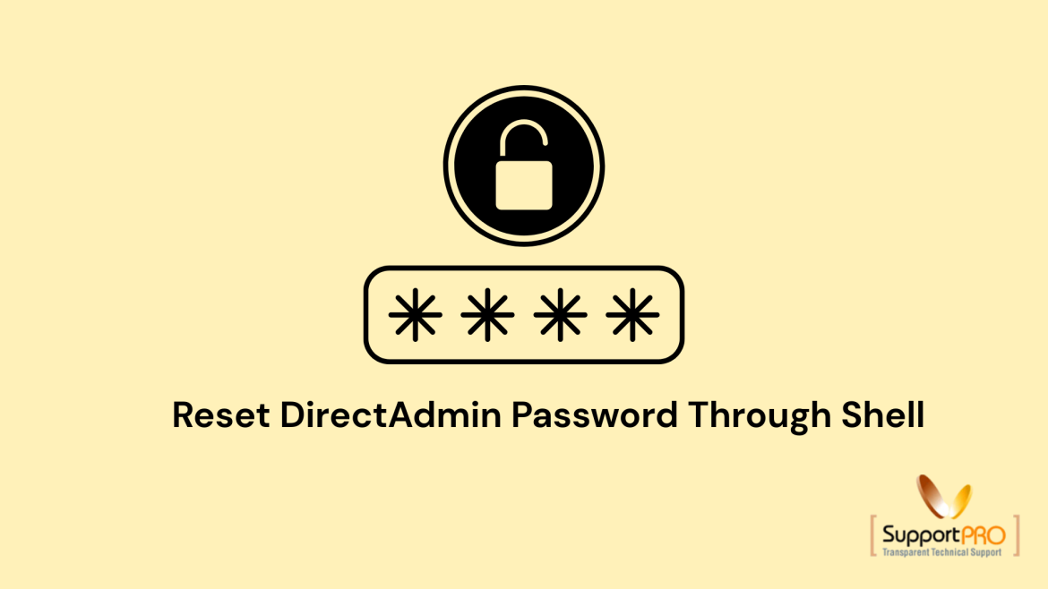 How to Reset DirectAdmin Password via SSH Shell