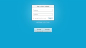 CentOS login page