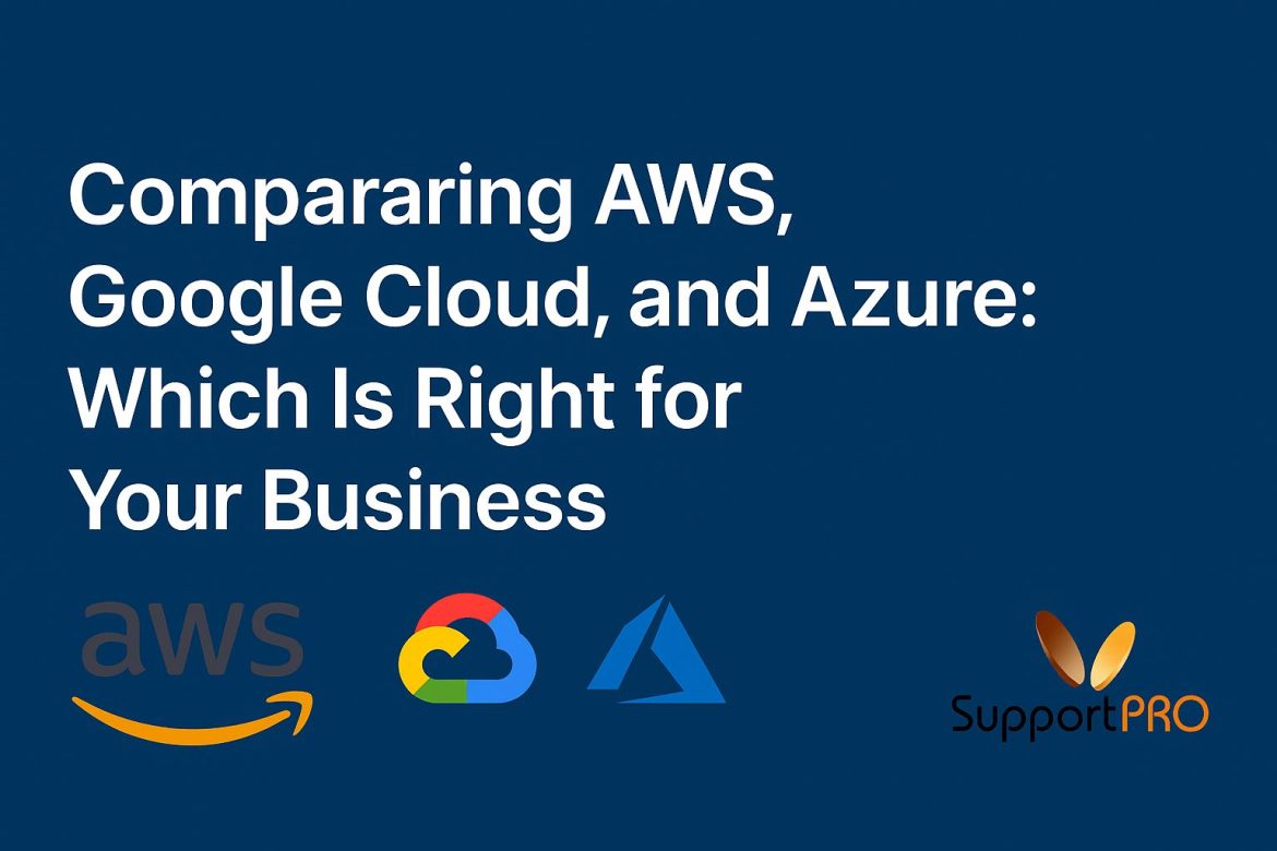 Comparing AWS, Google Cloud, and Azure Which is Right for Your Business