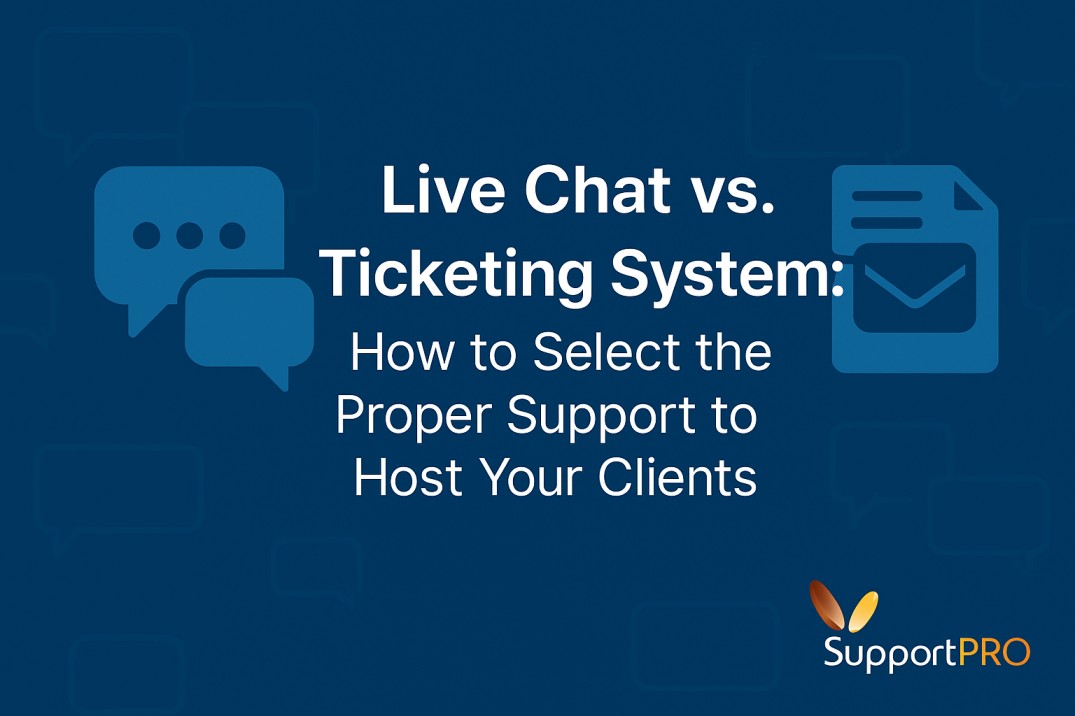 Live Chat vs. Ticketing System