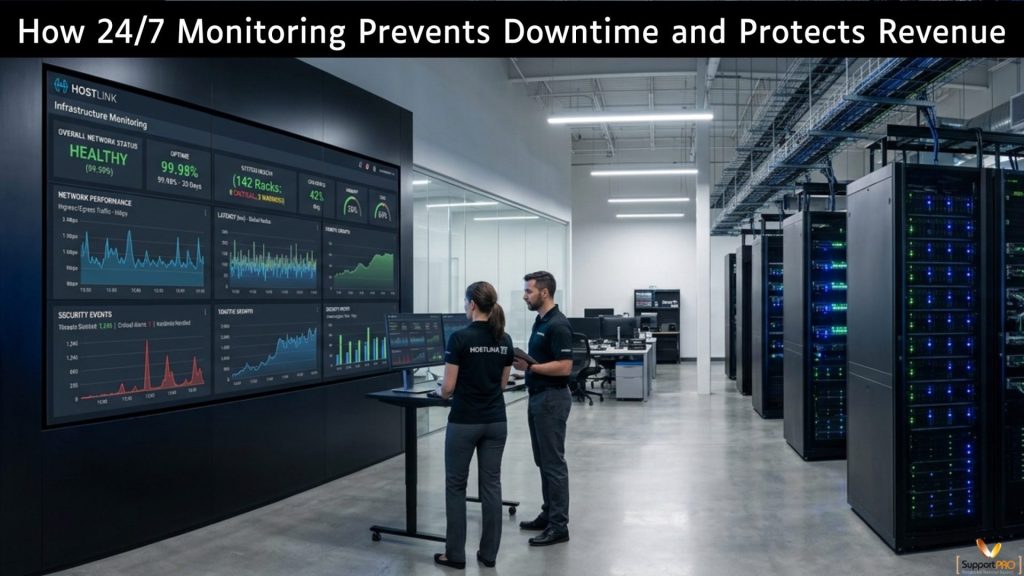24/7 Monitoring Prevents Downtime and Protects Revenue
