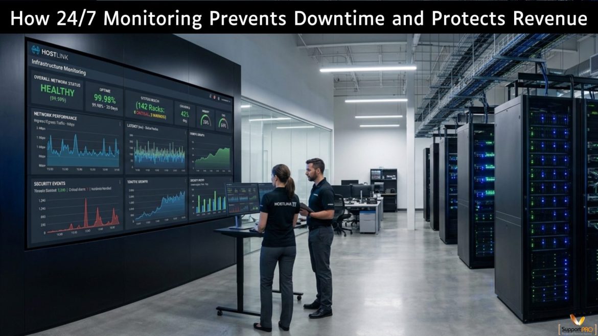 24/7 Monitoring Prevents Downtime and Protects Revenue