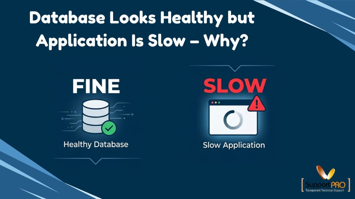 Database Looks Healthy but Application Is Slow